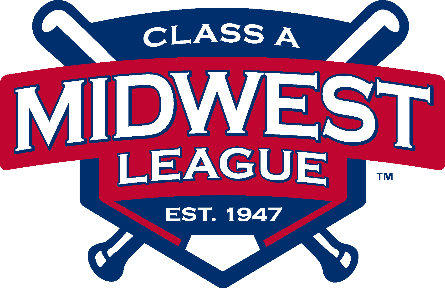 The Midwest League Of Professional Baseball Clubs Logo Vector Logo